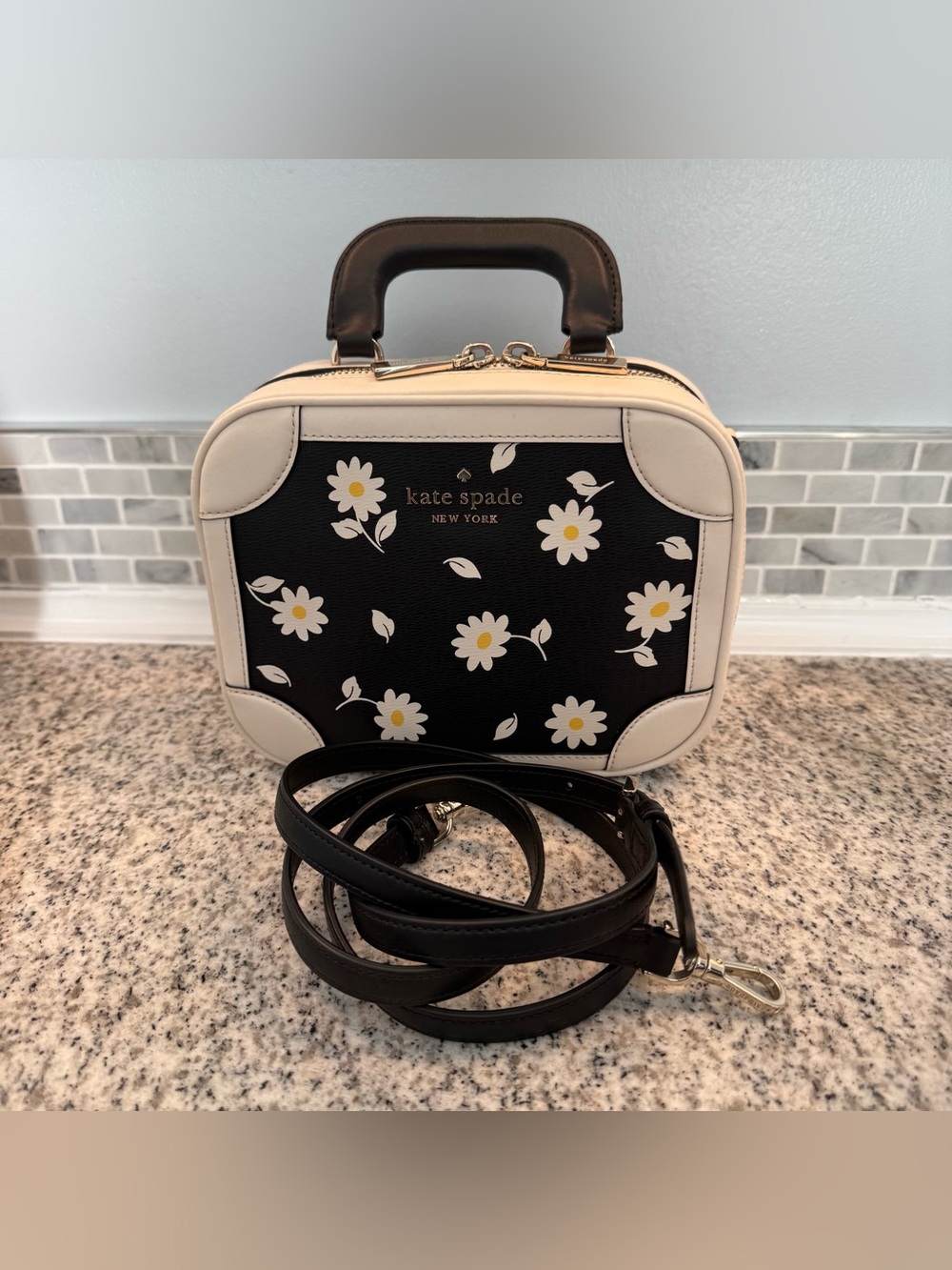 Kate Spade Traveler Trunk Daisy Crossbody